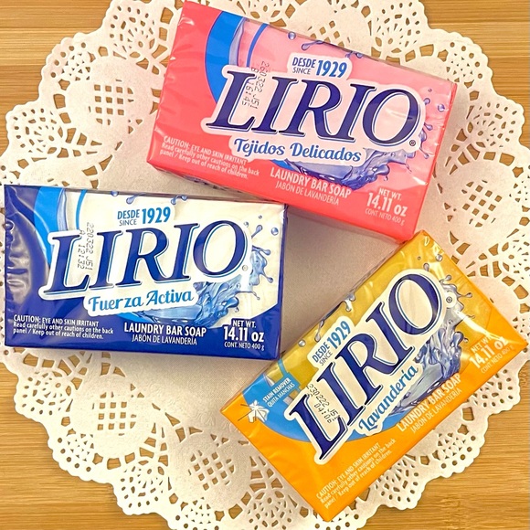 LIRIO Other Lirio Laundry 3 Soap Bars Detergent Jabon Lirio